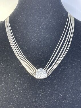 Silpada Silver Multi-Strand Pendant Necklace - Women Jewelry
